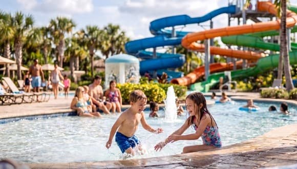 Water park in the community